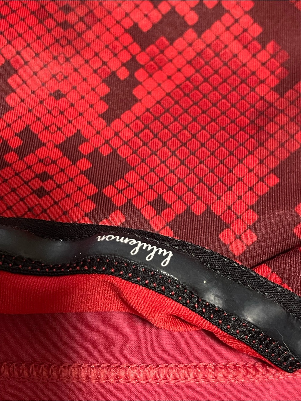 Lululemon Pink Red Multi Athletic Skort RARE - Picture 5 of 7